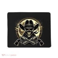 Outlaw Justice Cowboy Skull Guns For Western Lovers Mousepad thumb 0