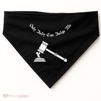 Only Judy Can Judge Me USA-Made Doggie Bandana thumb 0