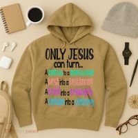 Only Jesus Can Turn A Mess To A Message Test Into Testimony Hoodie thumb 3