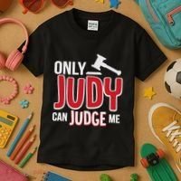 Only Judy Can Judge Me Kids T-Shirt thumb 3