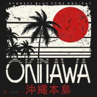 Okinawa Japan Holiday Nihon Nippon Ikigai Retro Vintage T-Shirt thumb 7