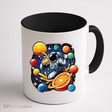 Orange Juice Lover Drinking Orange Juice Coffee Mug back