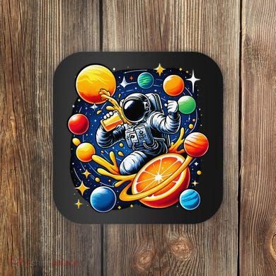 Orange Juice Lover Drinking Orange Juice Coaster