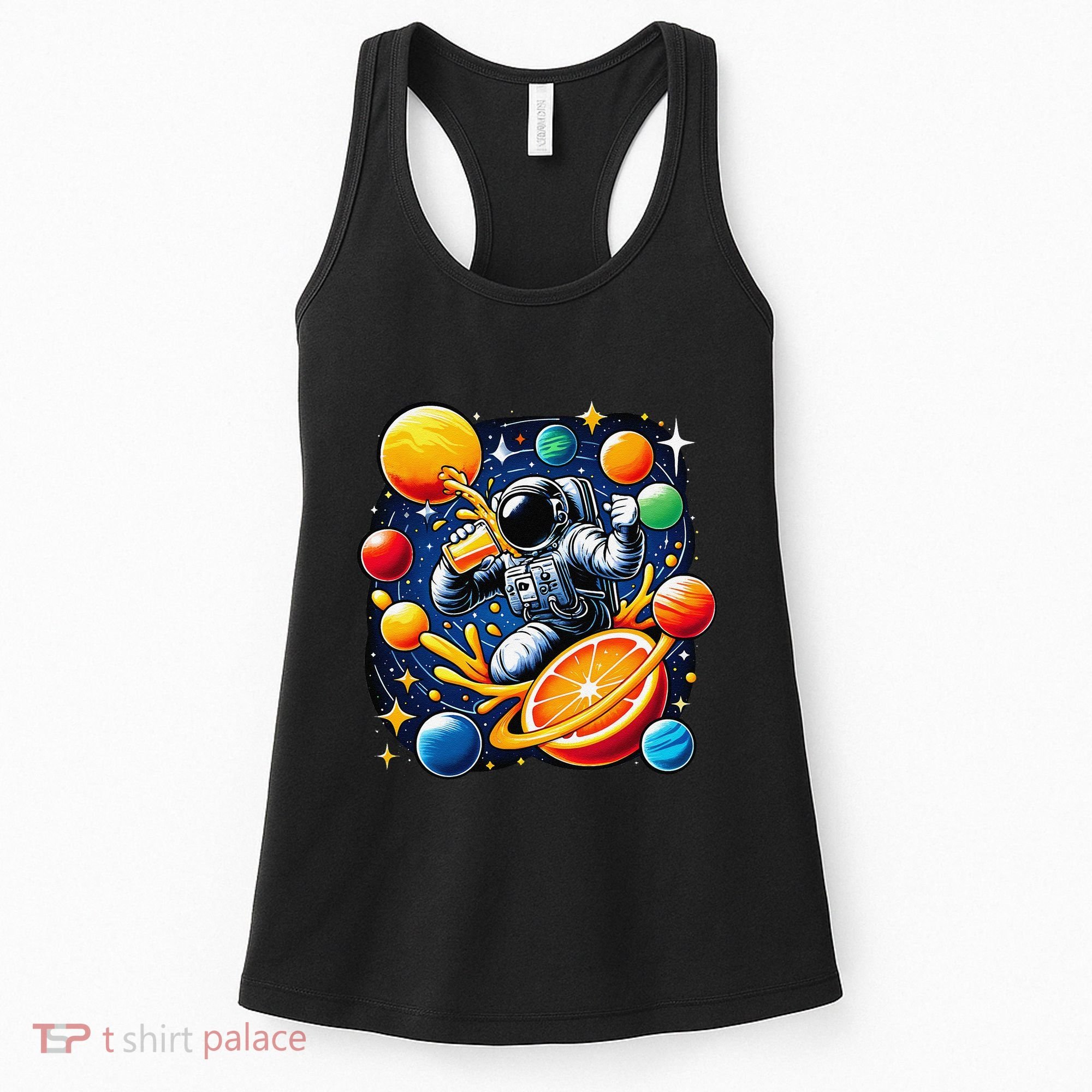 Orange Juice Lover Drinking Orange Juice Women's Tank Top