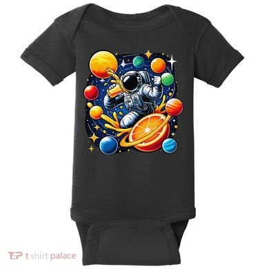 Orange Juice Lover Drinking Orange Juice Baby Bodysuit