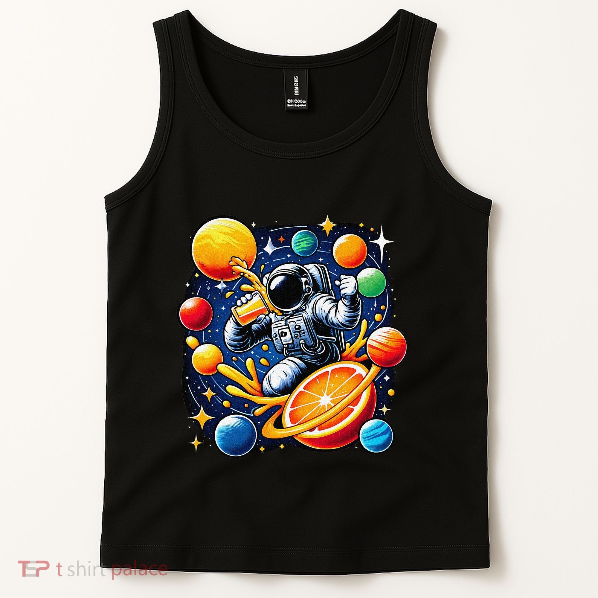 Orange Juice Lover Drinking Orange Juice Tank Top