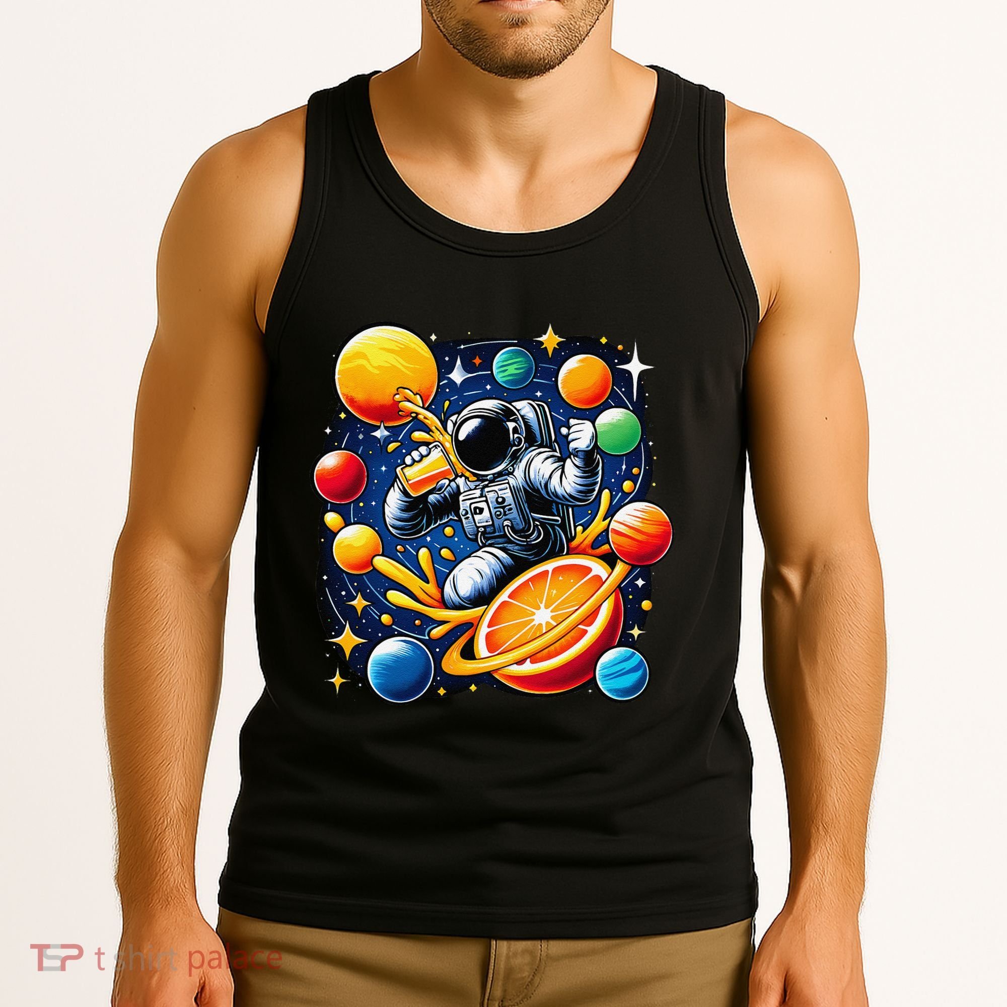 Orange Juice Lover Drinking Orange Juice Tank Top