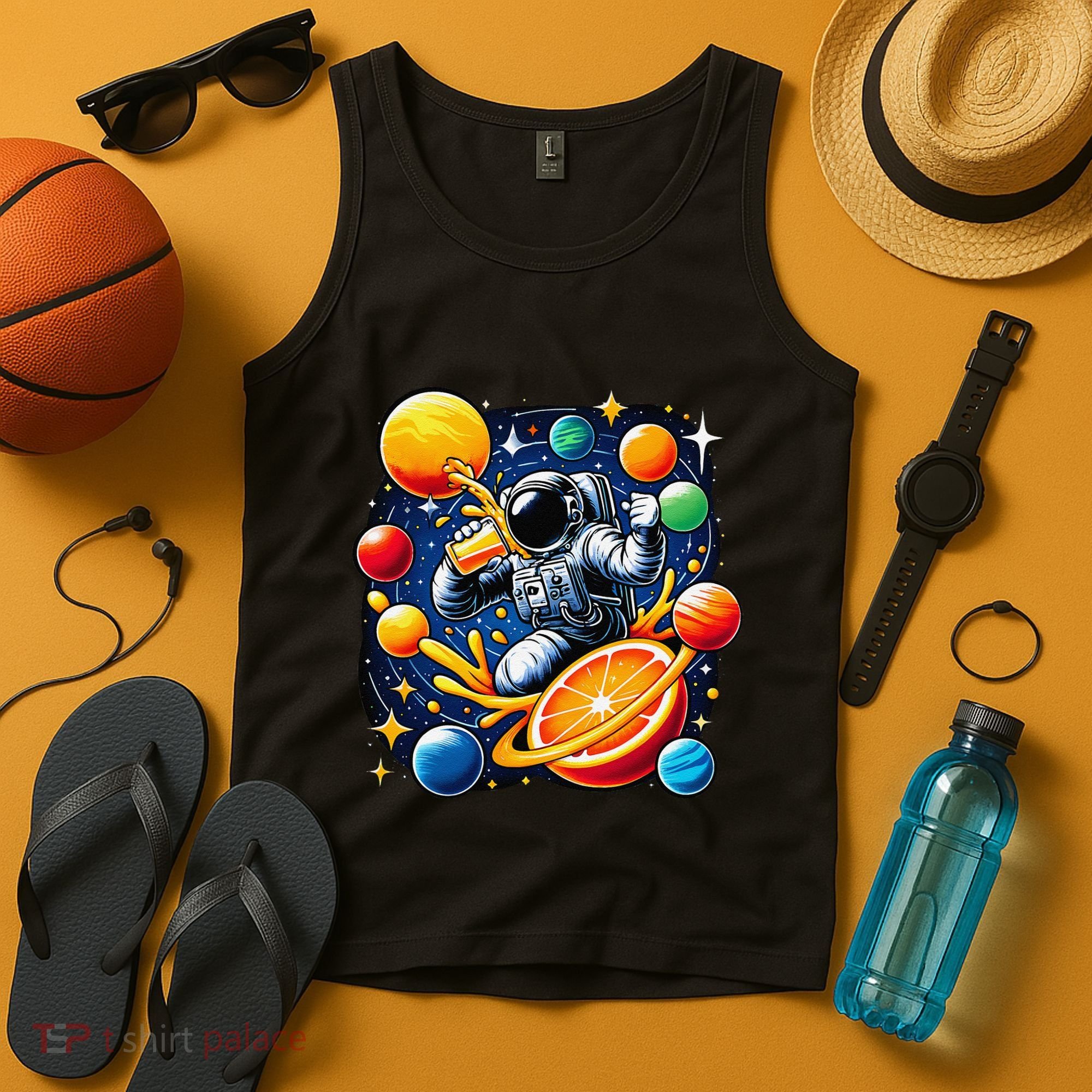 Orange Juice Lover Drinking Orange Juice Tank Top