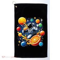 Orange Juice Lover Drinking Orange Juice Golf Towel thumb 0