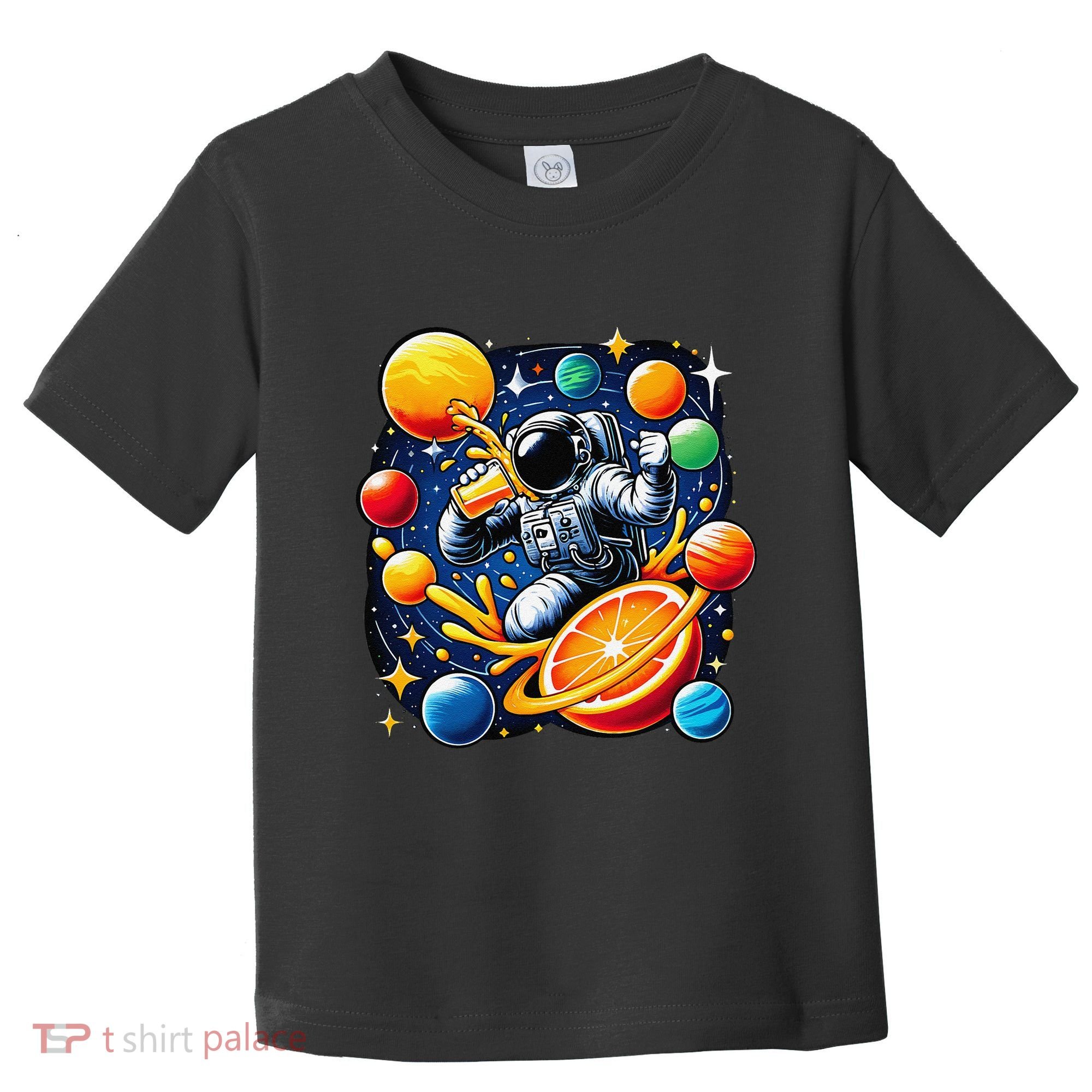 Orange Juice Lover Drinking Orange Juice Toddler T-Shirt