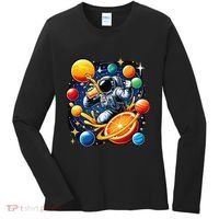 Orange Juice Lover Drinking Orange Juice Women's Long Sleeve Shirt thumb 0