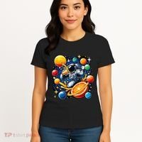 Orange Juice Lover Drinking Orange Juice Women's T-Shirt thumb 4