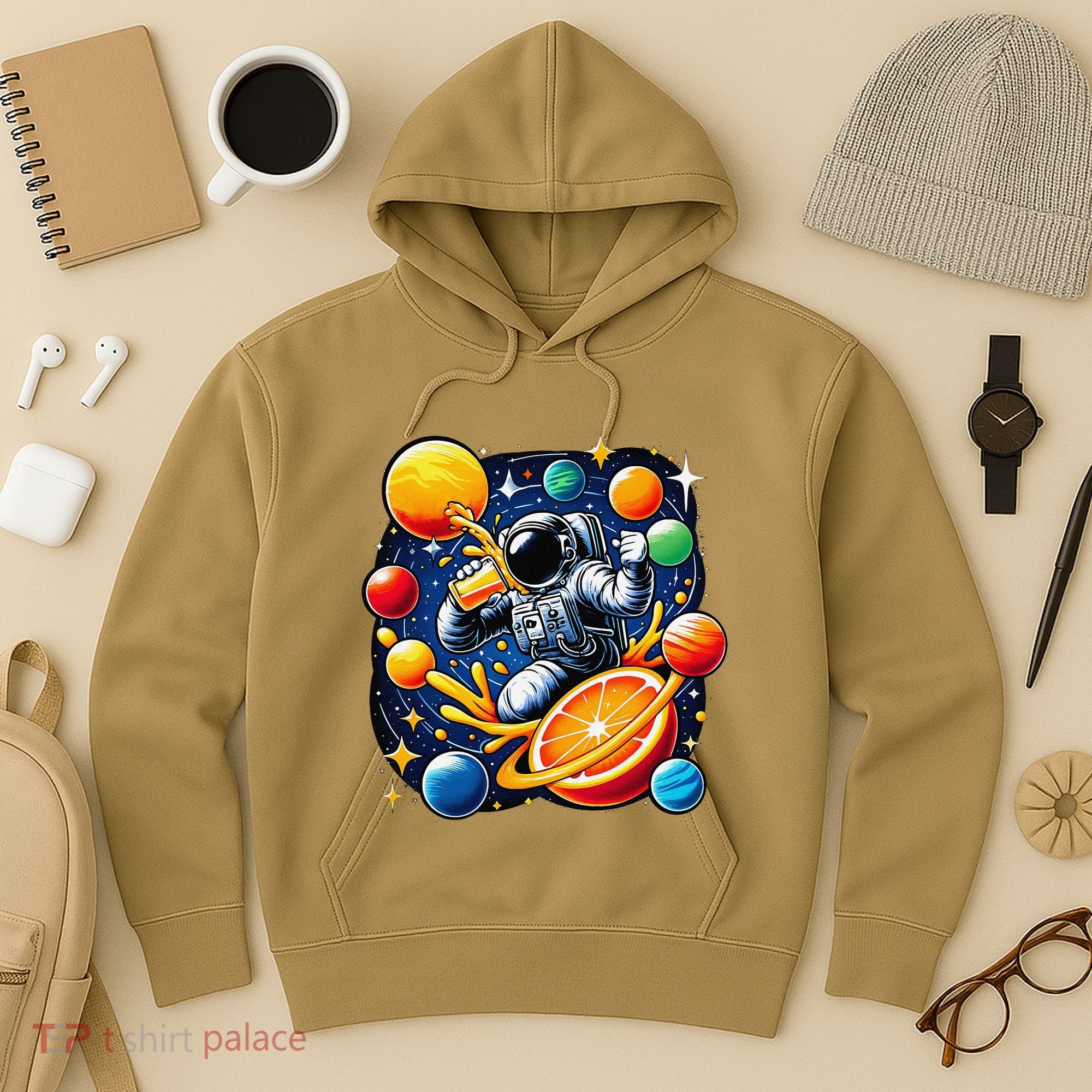 Orange Juice Lover Drinking Orange Juice Hoodie