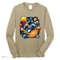 Orange Juice Lover Drinking Orange Juice Long Sleeve Shirt thumb 0