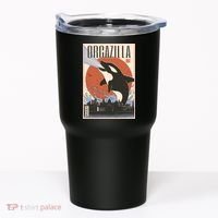 Orcazilla Japanese Poster Orca Tumbler thumb 0