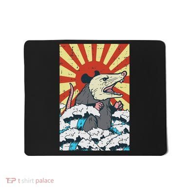 Opossum Japan Sun Wave Vintage Possum Monster Mousepad