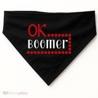 Ok Boomer USA-Made Doggie Bandana thumb 0