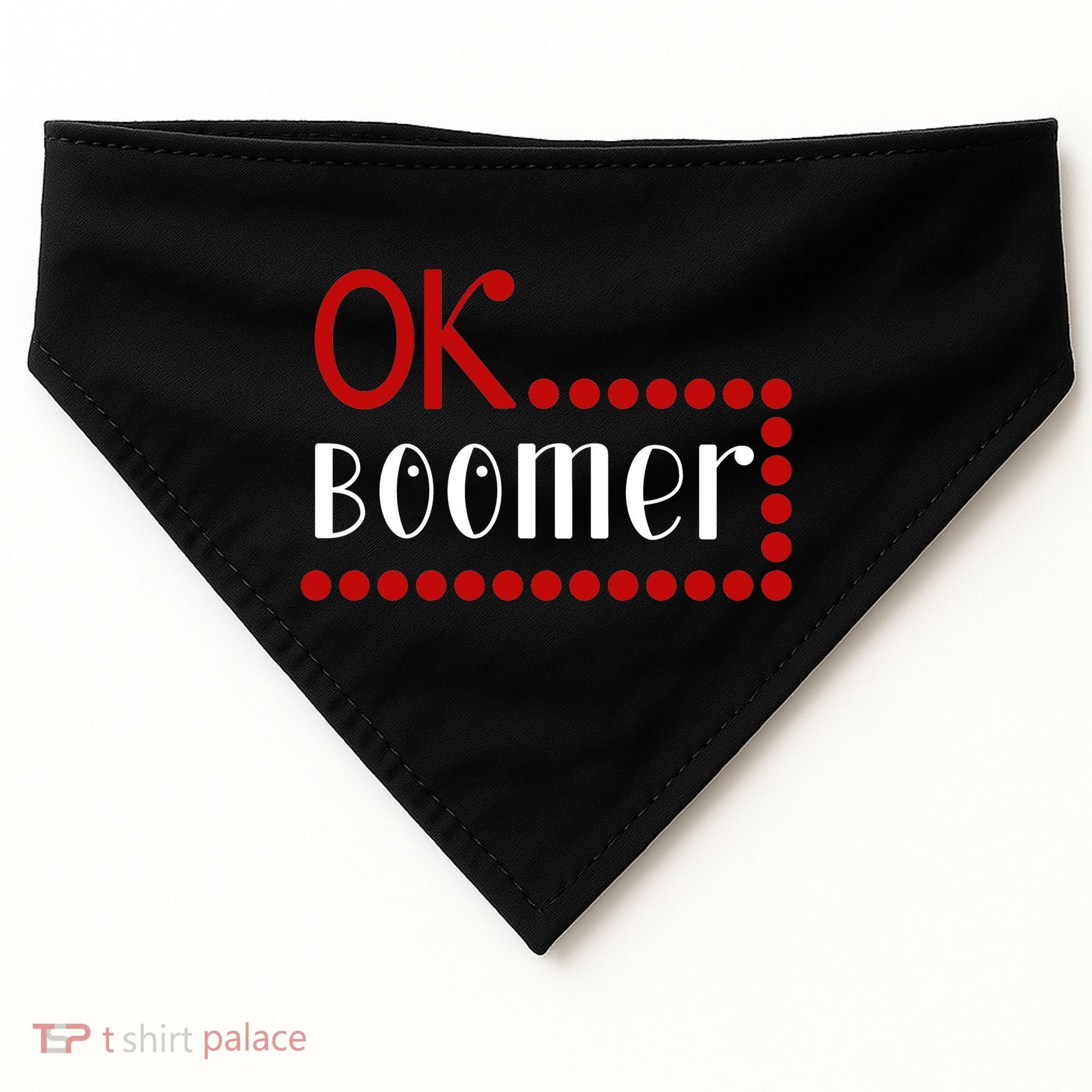 Ok Boomer USA-Made Doggie Bandana