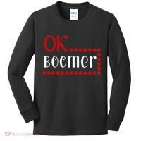 Ok Boomer Kids Long Sleeve Shirt thumb 0