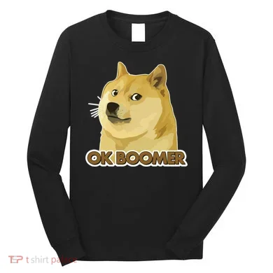 Ok Boomer Doge Long Sleeve Shirt