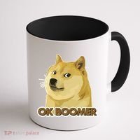 Ok Boomer Doge Coffee Mug thumb 1
