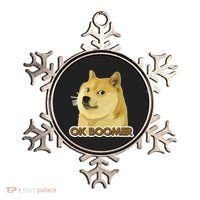 Ok Boomer Doge Ornament thumb 0