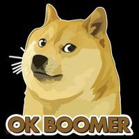 Ok Boomer Doge Ornament thumb 1