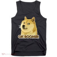 Ok Boomer Doge Tank Top thumb 0