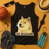 Ok Boomer Doge Tank Top thumb 4