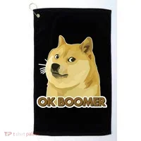 Ok Boomer Doge Golf Towel thumb 0