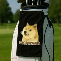 Ok Boomer Doge Golf Towel thumb 2