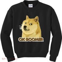 Ok Boomer Doge Kids Sweatshirt thumb 0