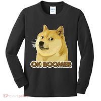 Ok Boomer Doge Kids Long Sleeve Shirt thumb 0