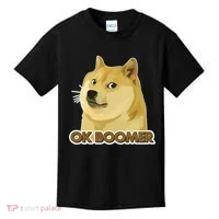 Ok Boomer Doge Kids T-Shirt thumb 0
