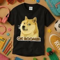 Ok Boomer Doge Kids T-Shirt thumb 3