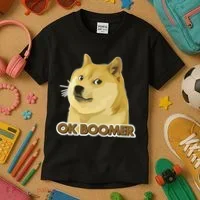 Ok Boomer Doge Kids T-Shirt thumb 3