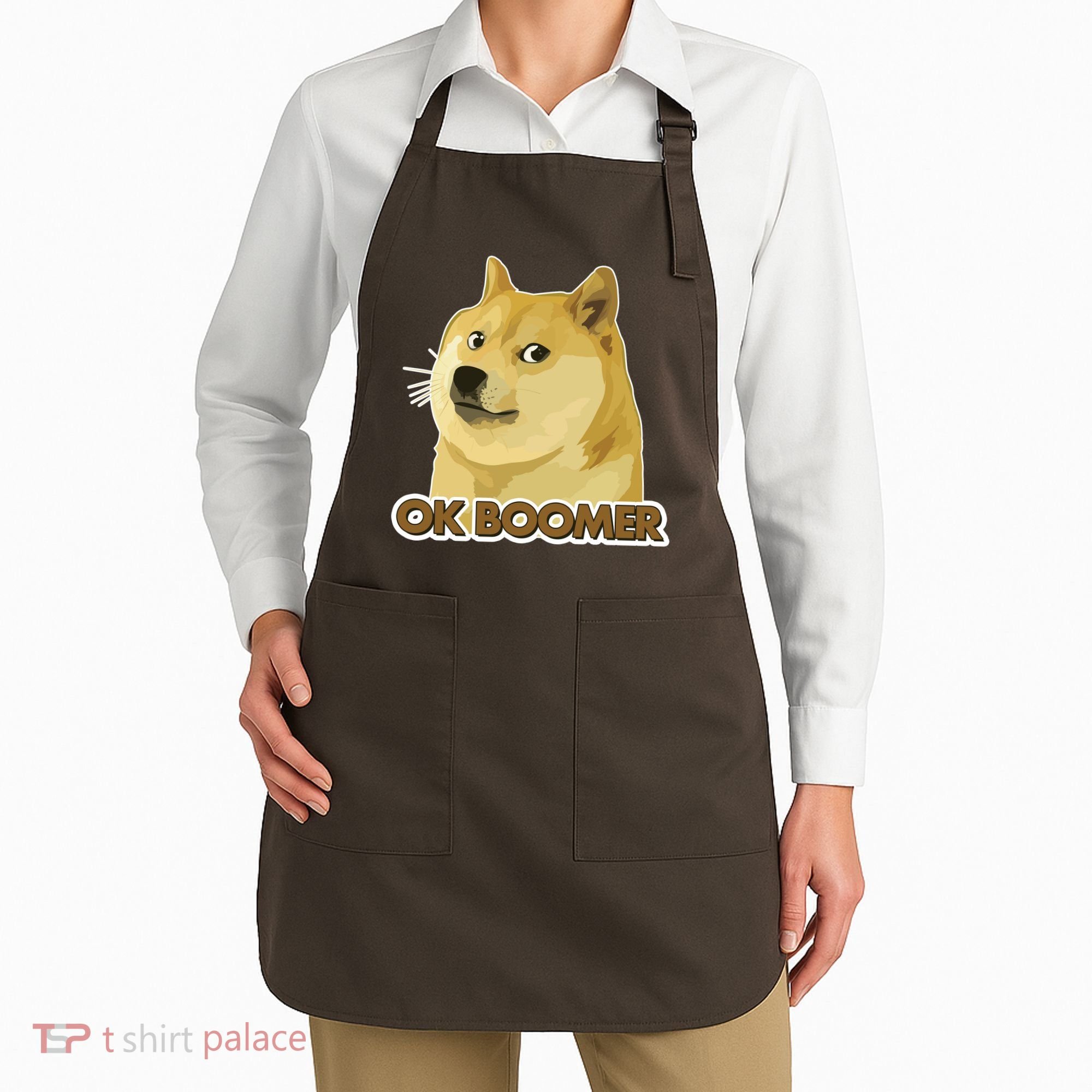 Ok Boomer Doge Apron