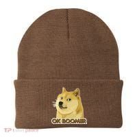 Ok Boomer Doge Beanie thumb 0