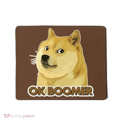 Ok Boomer Doge Mousepad