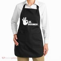 OK Boomer Funny Millenial OK Clapback Sarcasm Apron thumb 2