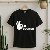 OK Boomer Funny Millenial OK Clapback Sarcasm T-Shirt thumb 2