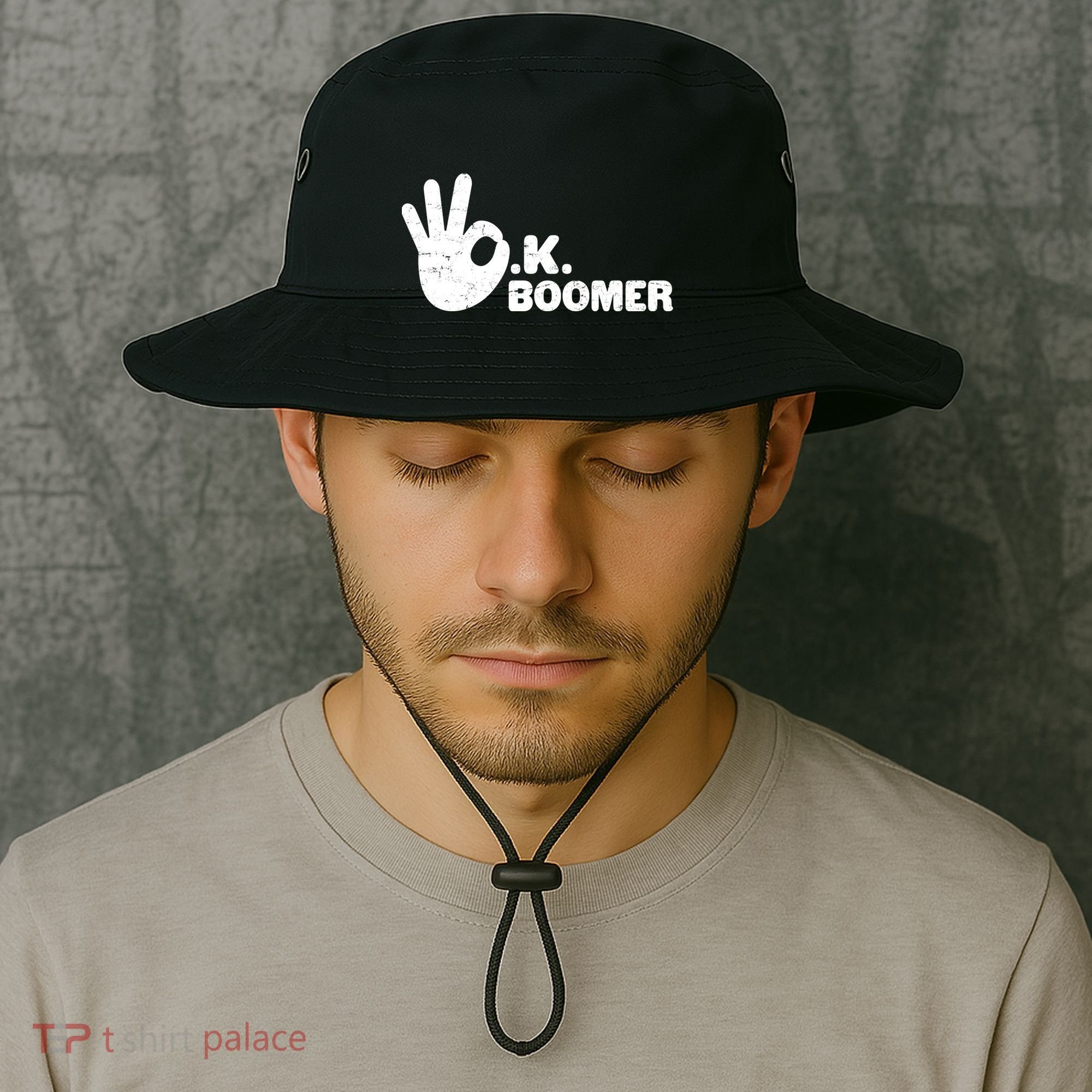 OK Boomer Funny Millenial OK Clapback Sarcasm Bucket Hat