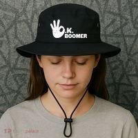 OK Boomer Funny Millenial OK Clapback Sarcasm Bucket Hat thumb 3