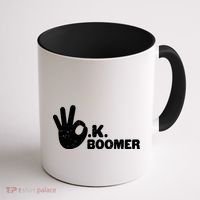 OK Boomer Funny Millenial OK Clapback Sarcasm Coffee Mug thumb 1