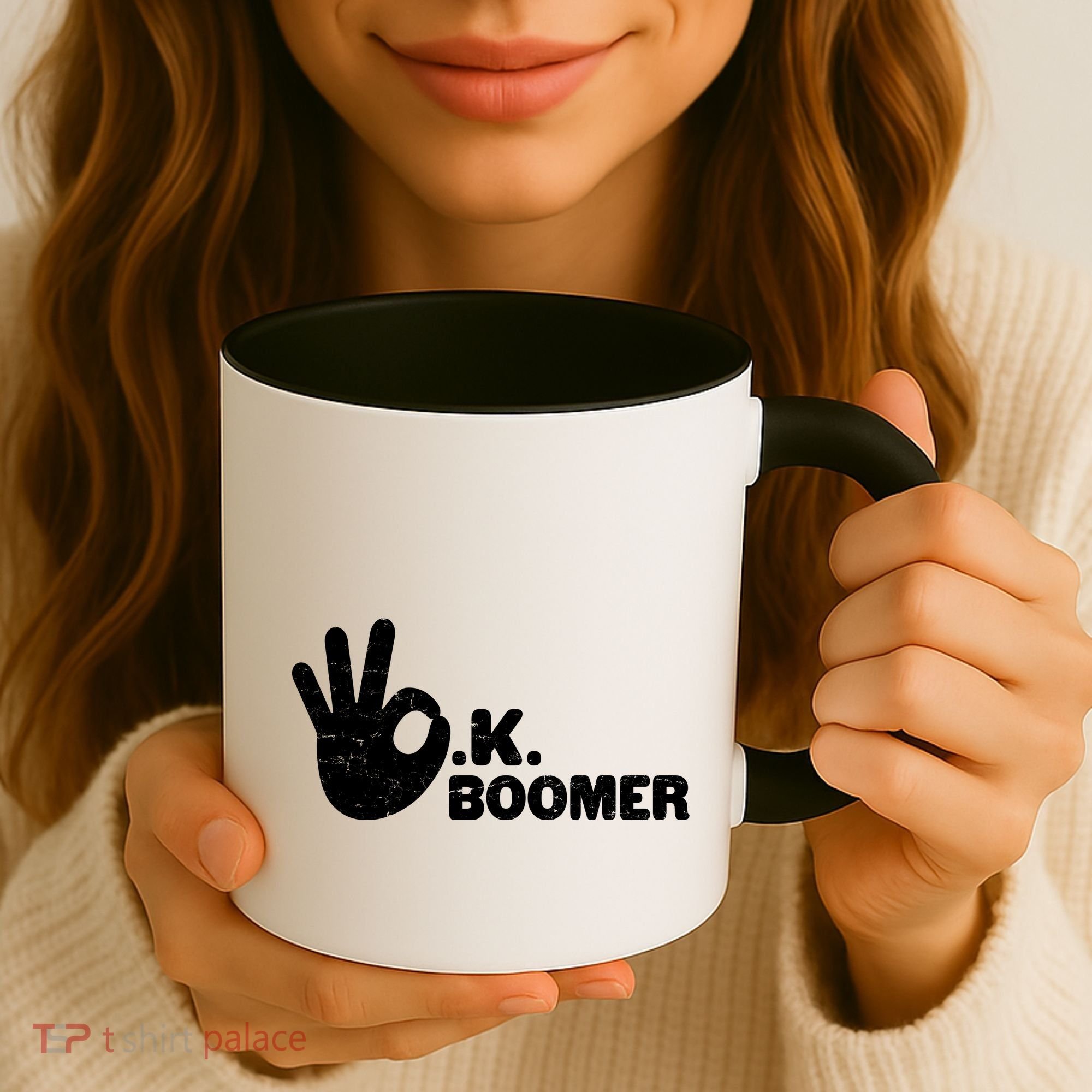 OK Boomer Funny Millenial OK Clapback Sarcasm Coffee Mug