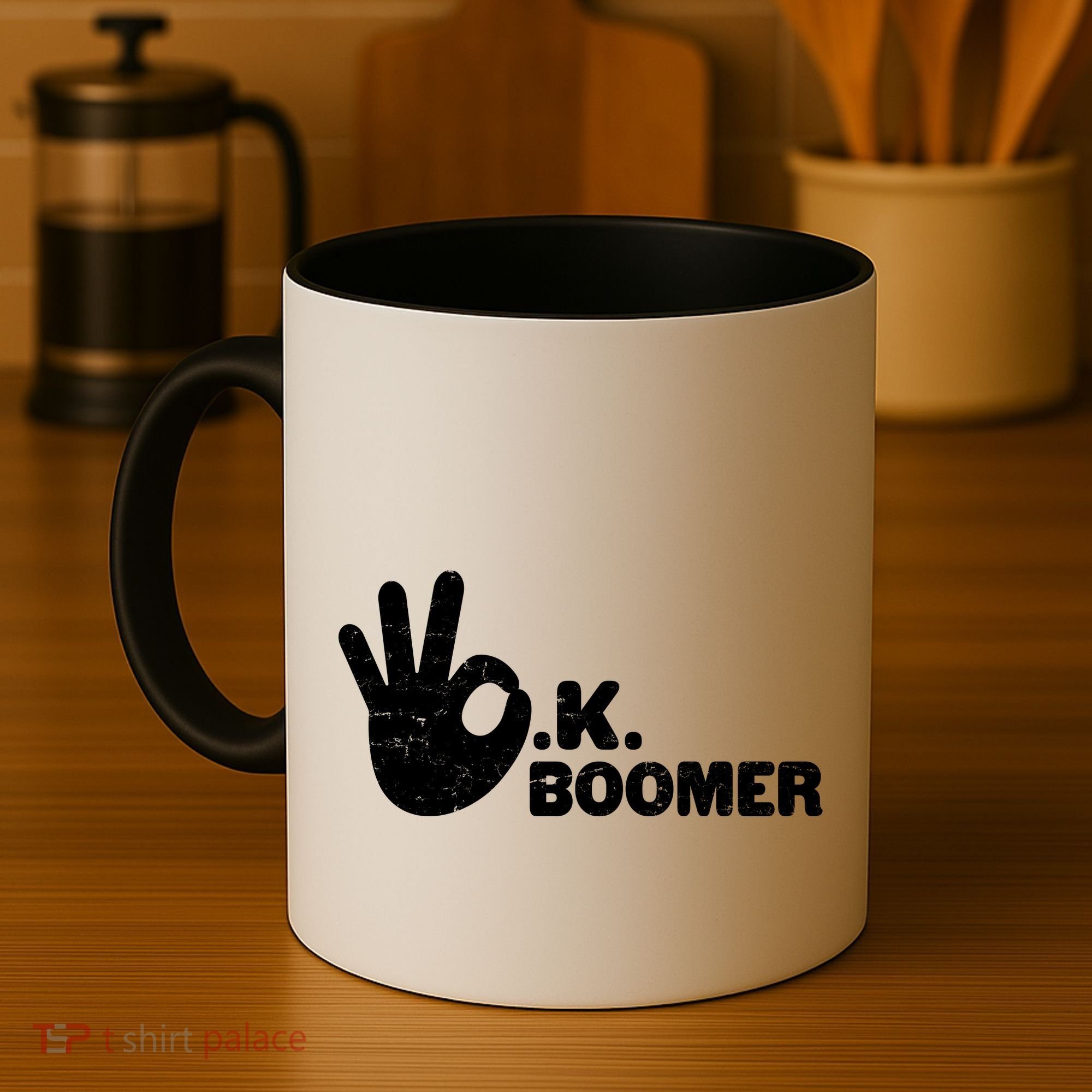 OK Boomer Funny Millenial OK Clapback Sarcasm Coffee Mug