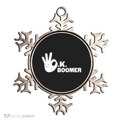 OK Boomer Funny Millenial OK Clapback Sarcasm Ornament