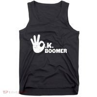 OK Boomer Funny Millenial OK Clapback Sarcasm Tank Top thumb 0