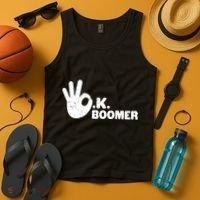 OK Boomer Funny Millenial OK Clapback Sarcasm Tank Top thumb 4