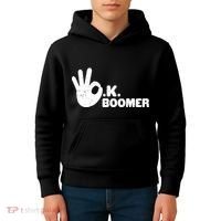 OK Boomer Funny Millenial OK Clapback Sarcasm Kids Hoodie thumb 4